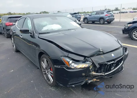 2017 Maserati Ghibli z USA, uszkodzony, nr VIN ZAM57XSA8H1216213